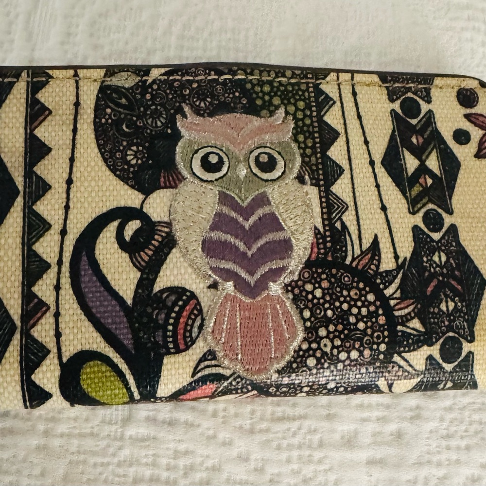 Sakroots Artistic Owl Pattern Wallet